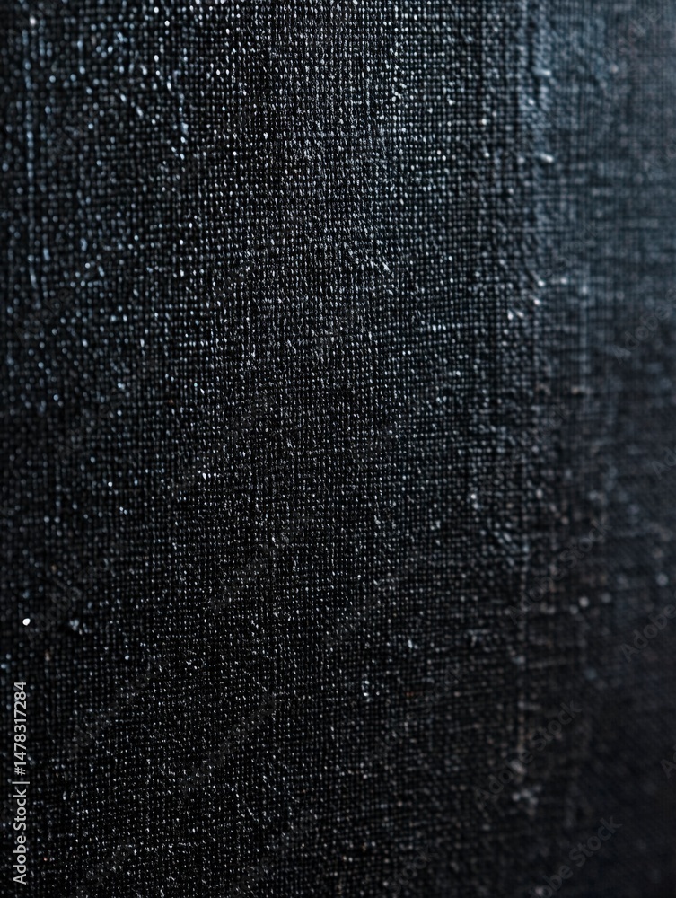 Aufkleber close-up texture of dark fabric with subtle grain and depth