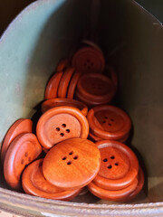 Buttons in a container