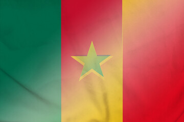 Cameroon and Senegal state flag transborder contract SEN KHM