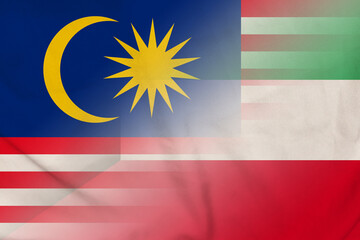 Malaysia and Kuwait political flag transborder relations KWT MYS