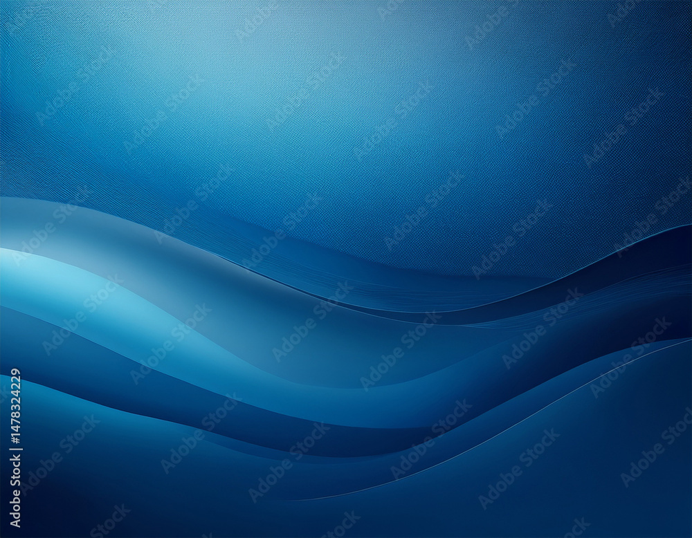 Poster a cool deep gradient background transitioning from dark blue at the top to a lighter blue at the bot