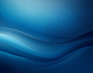 Fototapeta premium a cool deep gradient background transitioning from dark blue at the top to a lighter blue at the bottom the smooth gradient creates a calm and tranquil atmosphere with a slight textured feel