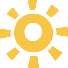 Different shooting stars, heart, circle amd sun with beautiful tails original artwork. Hand drawn star for your design illustration