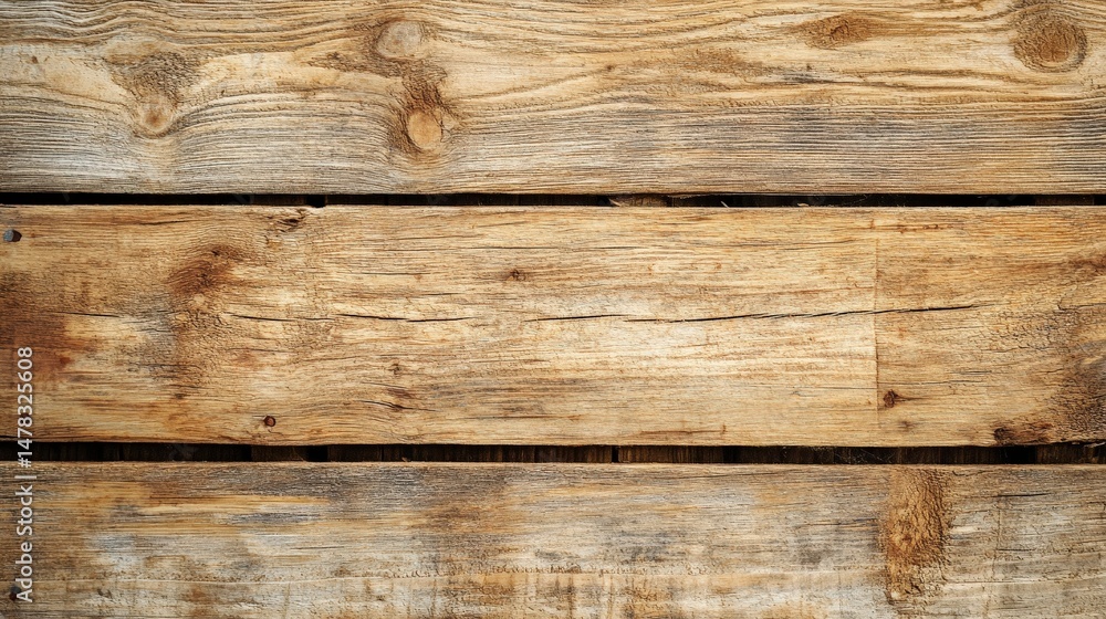 Poster natural wooden plank background with unique texture and patterns
