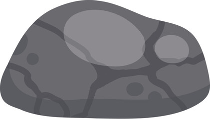 River stone icon, sea pebbles collection, isolated vector illustration on white background original artwork for your design