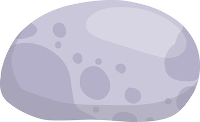 River stone icon, sea pebbles collection, isolated vector illustration on white background original artwork for your design