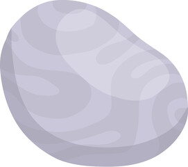 River stone icon, sea pebbles collection, isolated vector illustration on white background original artwork for your design