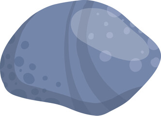 River stone icon, sea pebbles collection, isolated vector illustration on white background original artwork for your design