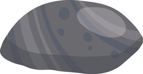 River stone icon, sea pebbles collection, isolated vector illustration on white background original artwork for your design