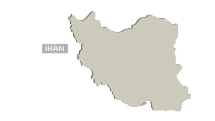 IRAN MAP 3D