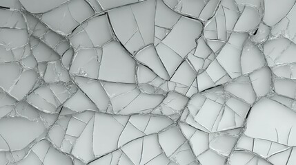 Generative AI, Seamless Fractured Safety Glass Texture with Microcracks
