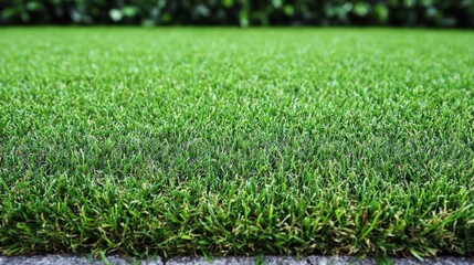 Lush Green Grass Close-up: Capture the essence of serenity with a close-up view of vibrant, verdant grass blades. showcasing texture and details