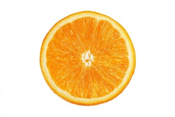 A juicy slice of orange, vibrant and fresh.
