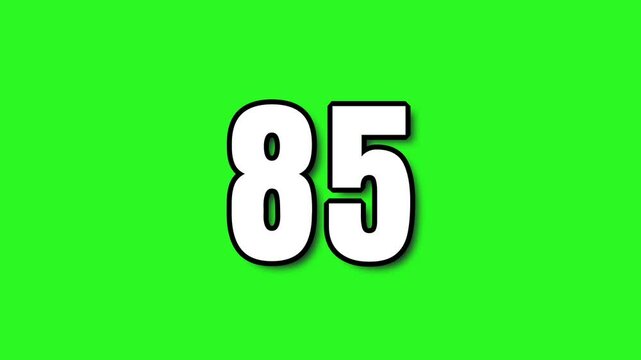 90 second countdown timer with bold number on a green background suitable for presentations, online workshops, and marketing campaigns  