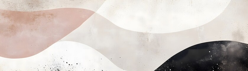 Fototapeta premium Abstract design with flowing, layered hues.