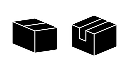 Box icon vector. box sign and symbol, parcel, package