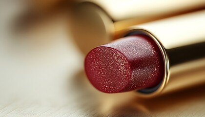 Close-up of a luxurious lipstick