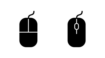 Mouse icon vector. click sign and symbol. pointer icon vector.