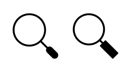Search icon vector. search magnifying glass sign and symbol