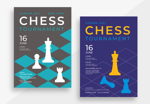 Chess Tournament Posters