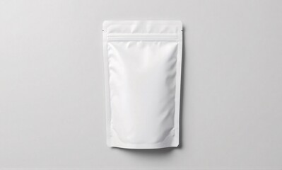 White pouch on clean professional studio