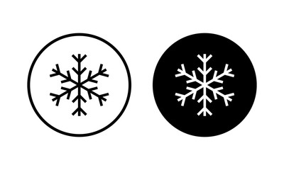 Snow icon vector illustration. snowflake sign and symbol