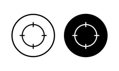 Target icon vector illustration. goal icon vector. target marketing sign and symbol