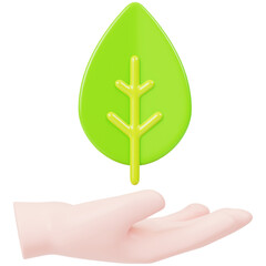 Ecology 3D Icon Illustration 