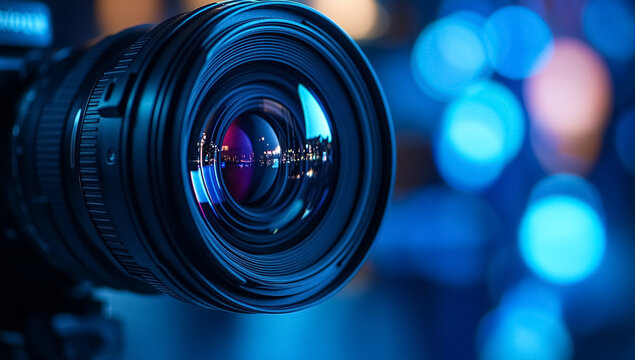 Close-up of Novelty Camera Lens and Precision Design