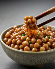 Glistening Natto