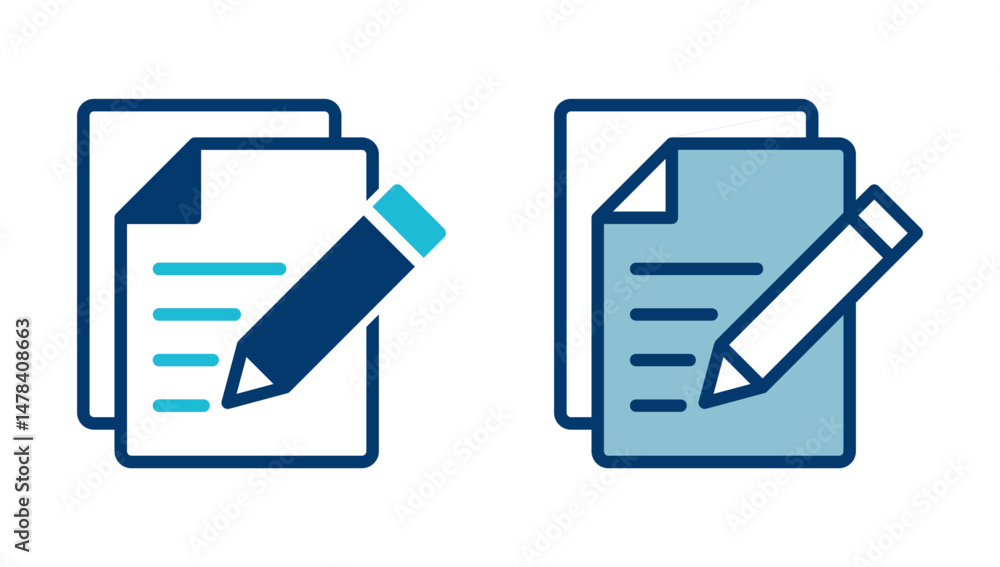 Poster note icon vector isolated on white background. taking note icon vector. edit line icon. document wri