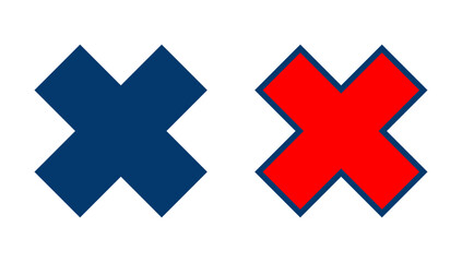 Close icon vector isolated on white background. Delete icon. remove, cancel, exit symbol