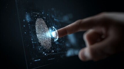 Biometric fingerprint scanner technology with digital security access