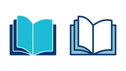 Book icon vector isolated on white background. Book vector icon. ebook icon