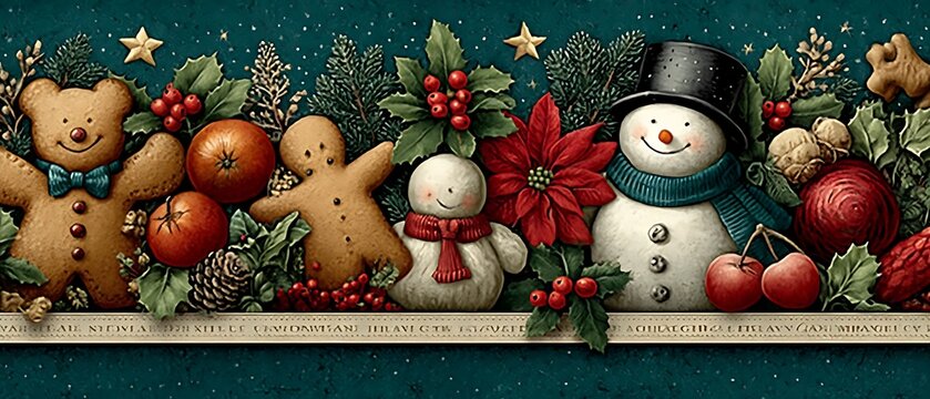 Christmas Decor Shelf Display