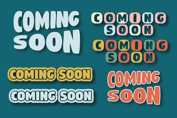 social media marketing concept, Coming Soon Sign, Coming Soon message, 3D render