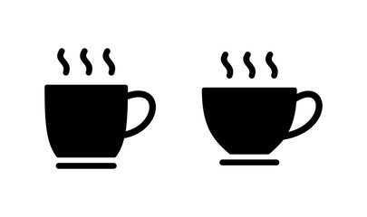 coffee cup icon logo design. cup a coffee sign and symbol