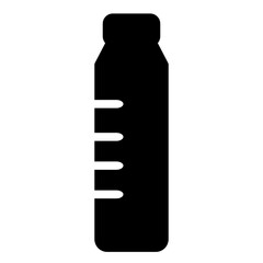 bottle water icon solid style