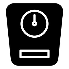 weight scale icon solid style