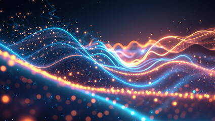 Obraz premium Atomic Structure in Space: A Visual Representation of Quantum Physics