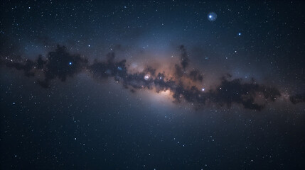 Fototapeta premium Stars and galaxy outer space sky night universe background