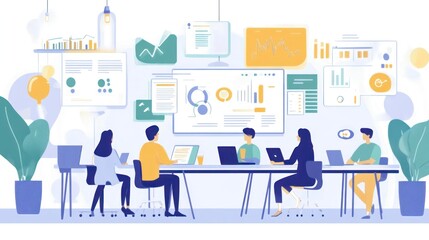 Teamwork Data Analysis: Collaborative Business Strategy Meeting