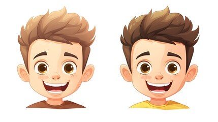 Professional Before and After Transformation of Child with Buck Teeth - Dental Correction Concept