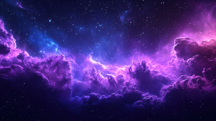 Obraz premium Brilliant purple space backdrop that is artistic