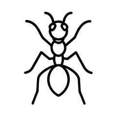 ant on transparent background for web and graphic design