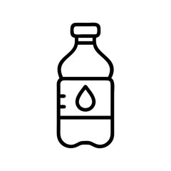 bottled water on transparent background for web and graphic design