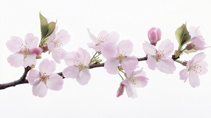 Obraz premium Delicate cherry blossoms on a branch
