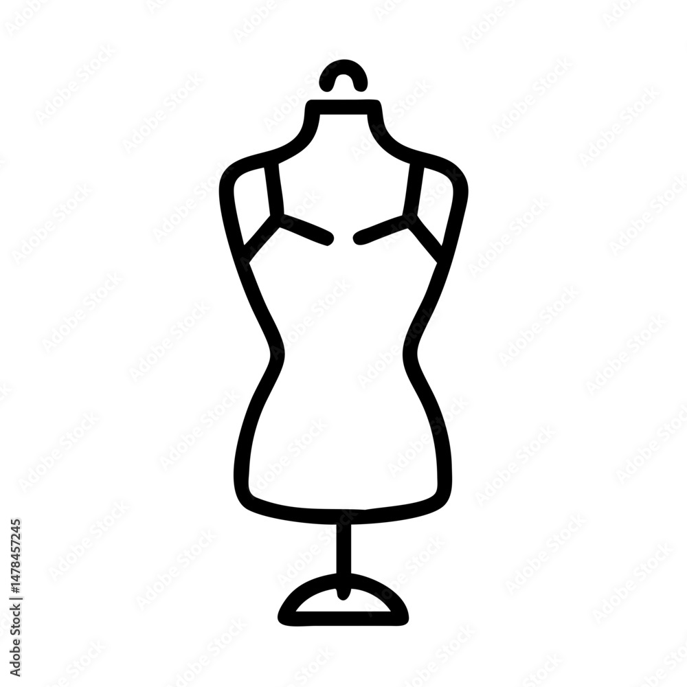 Poster mannequin on transparent background for web and graphic design