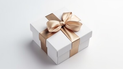 Obraz premium Gift Box with Golden Bow