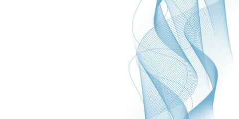 Abstract blue background with waves. EPS 01